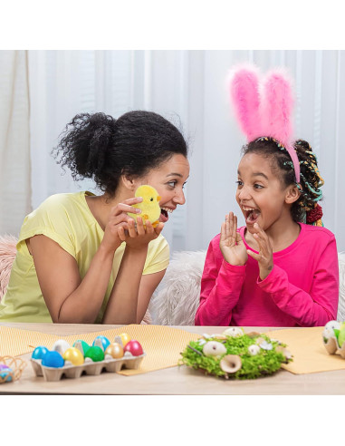 Juguetes de Pollo de Cuerda 3 Nutrias - 4 Piezas de Peluche