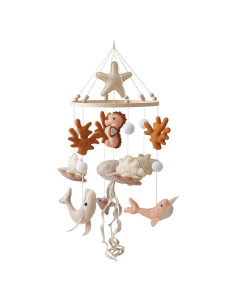 Móvil de Cuna GOODMOM Oceánico para Bebés - Hecho a Mano