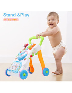 Andador 2 en 1 Cuterabit para Bebés con Música y Luz 2