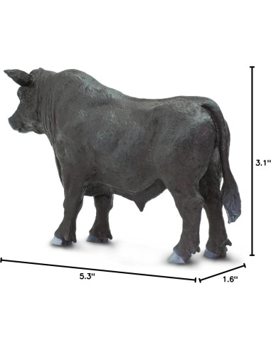 Figura de Toro Angus Safari Ltd. 13.34 cm Juguete Educativo