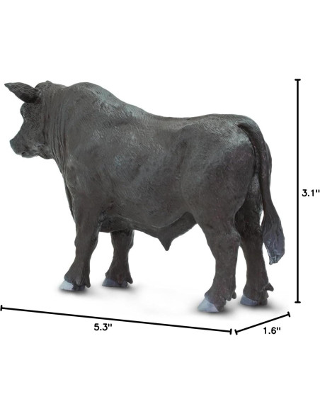 Figura de Toro Angus Safari Ltd. 13.34 cm Juguete Educativo