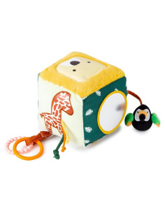 Cubo de Actividad Suave Amigos Pequeños Jungla 0+ meses