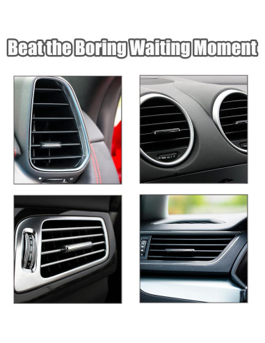 Cymbal de Choque para Auto Ventilación Plata - Mini Cymbal Clip-On