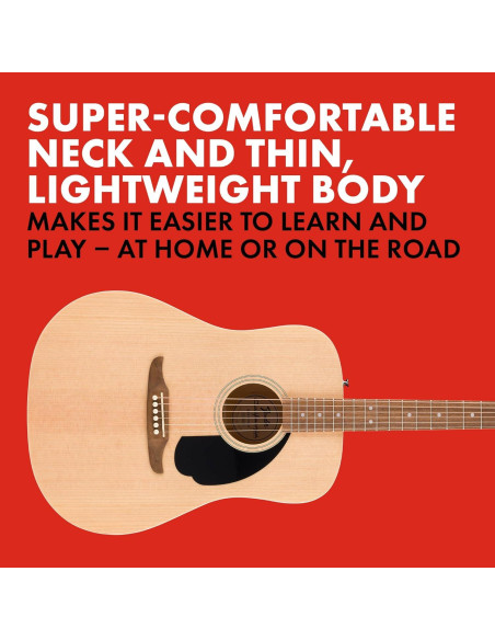 Guitarra Acústica Fender California Debut Redondo Natural