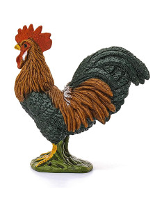 Figura de Gallo Schleich - Mundo de Granja, 5.58 cm, 3+ 2