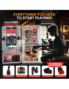 Kit de Guitarra Acústica Pyle 36" Junior para Principiantes 2