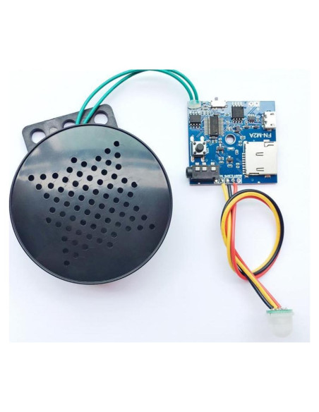 Sensor de Movimiento PIR Audio 3W Electronics123 - 3.5m