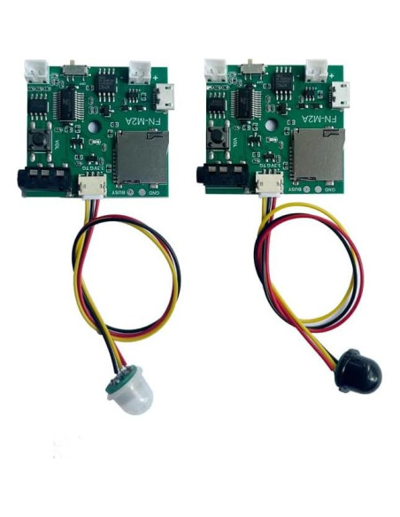 Sensor de Movimiento PIR Audio 3W Electronics123 - 3.5m