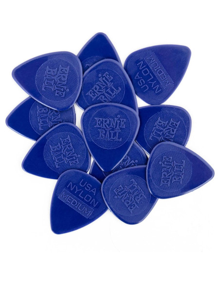 Puas de guitarra de nylon Ernie Ball medianas 0.72mm 12 unidades