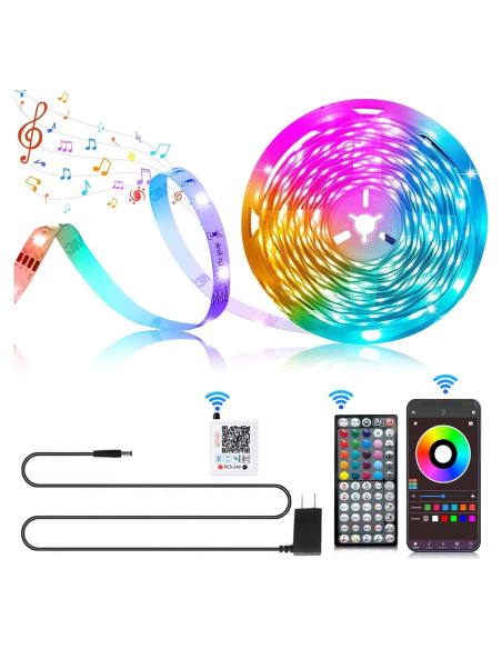 Tira LED RGB 6m Ledagic con Control Remoto y APP