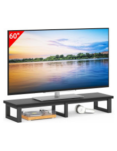 Soporte para TV Grande YAOHUOO 114.3 cm hasta 152.4 cm Negro