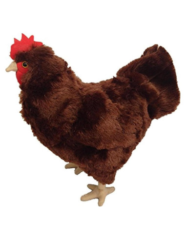 Juguete de Peluche Gallina Adore 30 cm Alta Calidad