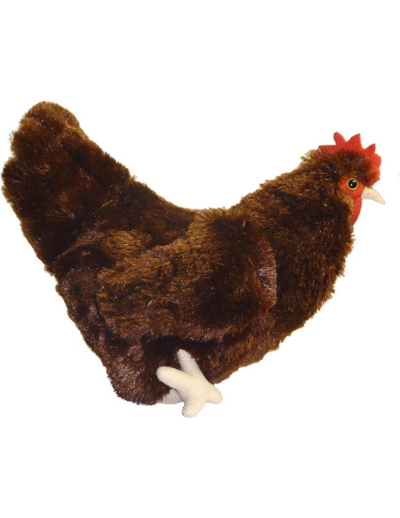 Juguete de Peluche Gallina Adore 30 cm Alta Calidad