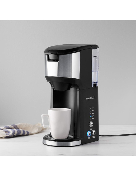 Cafetera de Una Taza Amazon Basics K-Cup 414 ml Negra