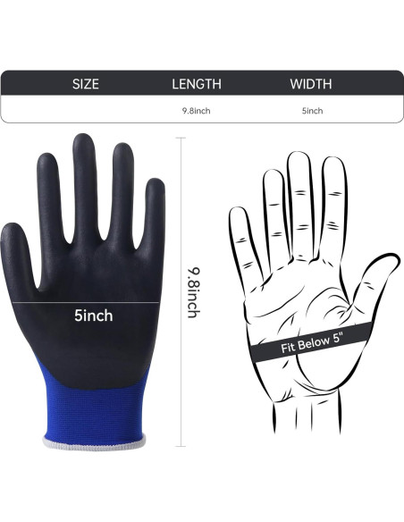 Guantes Aislantes Eléctricos JSBAGGT 500V Antideslizantes