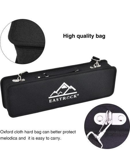 Melodica Eastrock 32 Teclas Soprano con Bolsa y Boquillas