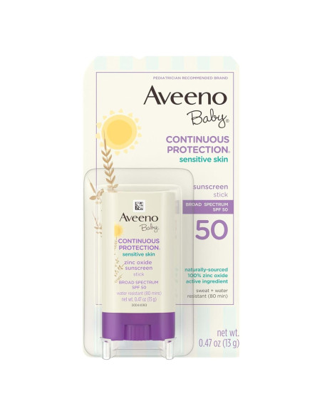 Aveeno Baby Protector Solar Mineral en Barra SPF 50 - 13.34 g
