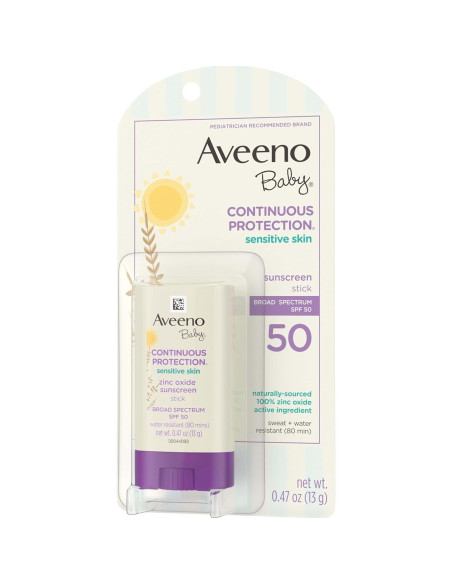 Aveeno Baby Protector Solar Mineral en Barra SPF 50 - 13.34 g