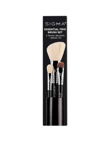 Set de Pinceles de Maquillaje de Viaje Sigma Beauty - 3 Piezas