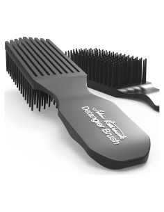 Cepillo Desenredante Felicia Leatherwood Negro - Para Cabello Rizado y Liso