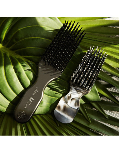 Cepillo Desenredante Felicia Leatherwood Negro - Para Cabello Rizado y Liso