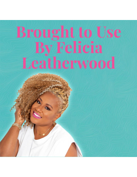 Cepillo Desenredante Felicia Leatherwood Negro - Para Cabello Rizado y Liso