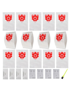14 Bolsas de Aire 3D para Aspiradoras Miele Tivcroxs TC-FJM