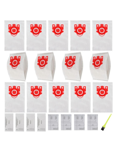 14 Bolsas de Aire 3D para Aspiradoras Miele Tivcroxs TC-FJM