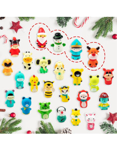 Calendario de Adviento 2025 Vanmor con Marionetas de Dedos 2