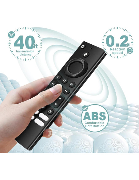 Control Remoto de Voz Leewardship para TV Insignia/Toshiba/Pioneer