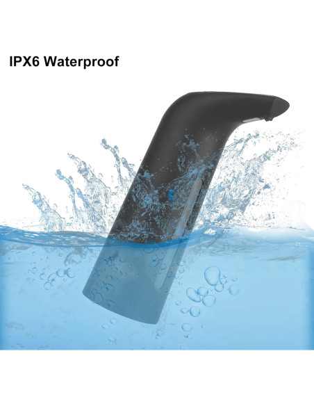 Dispensador de Jabón Automático TUMAN Pro 400ml Negro IPX6 Dispensador de Jabón Automático TUMAN Pro 400ml Negro IPX6