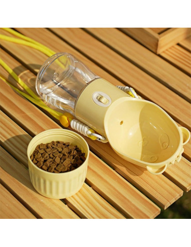 Botella de Agua Plegable para Perros Genérico 13oz Púrpura