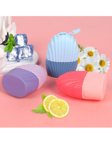 Rodillo de Hielo Facial Daifanni Sirena Azul - Antiarrugas y Masaje