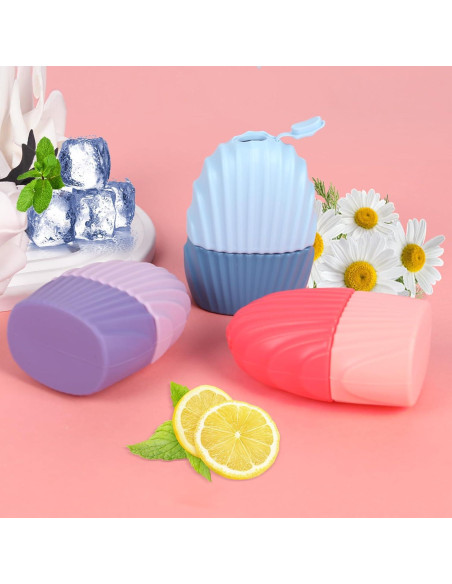 Rodillo de Hielo Facial Daifanni Sirena Azul - Antiarrugas y Masaje