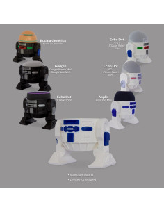 Soporte de Altavoz Android Rus-T1 para Alexa y Google Home - Gris 2