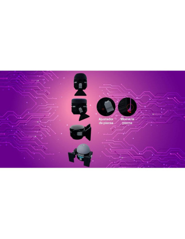 Soporte de Altavoz Android Rus-T1 para Alexa y Google Home - Gris