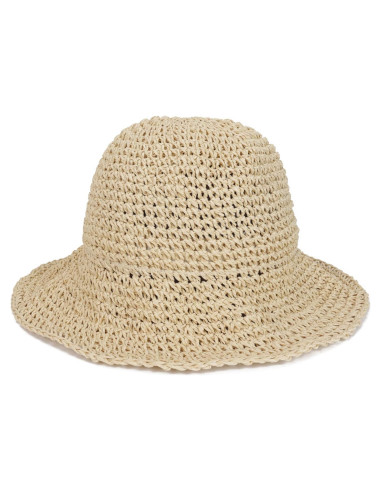 Sombrero de Paja Floppy Plegable para Mujeres - Protección Solar