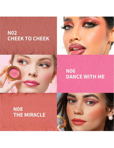 Rubor Crema Oulac 02 Mejilla a Mejilla 4.8g Vegano Mate