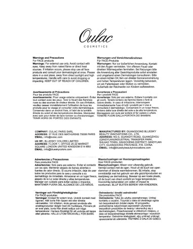 Rubor Crema Oulac 02 Mejilla a Mejilla 4.8g Vegano Mate