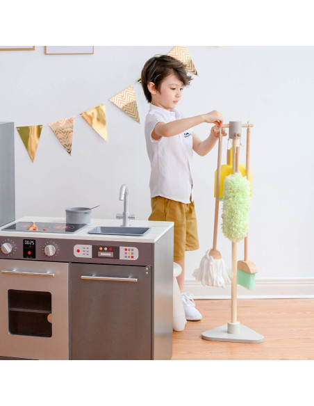 Set de Limpieza de Juguete de Madera Teamson Kids 6 Piezas