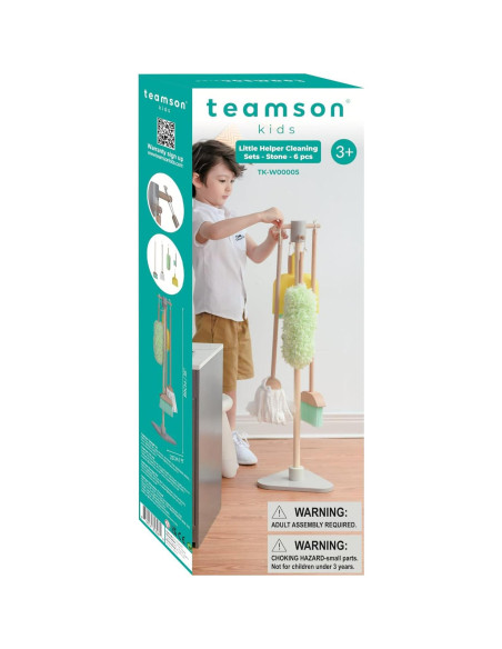 Set de Limpieza de Juguete de Madera Teamson Kids 6 Piezas