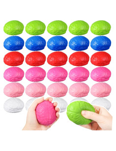 30 Pelotas de Estrés Cerebral Jenaai 7 cm Alivio Ansiedad