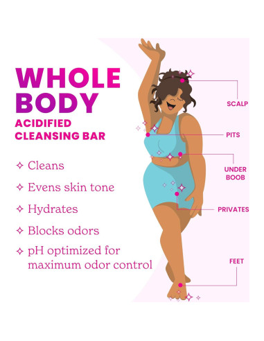 Barra de Limpieza Corporal Lume - Control de Olores 24h - 150g