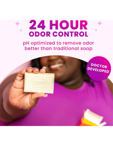 Barra de Limpieza Corporal Lume - Control de Olores 24h - 150g
