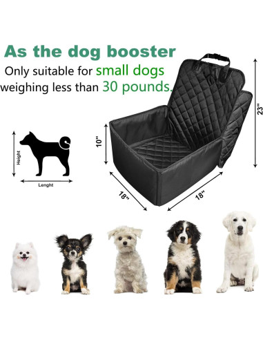 Cubierta de Asiento Frontal Impermeable UPSTONE para Mascotas