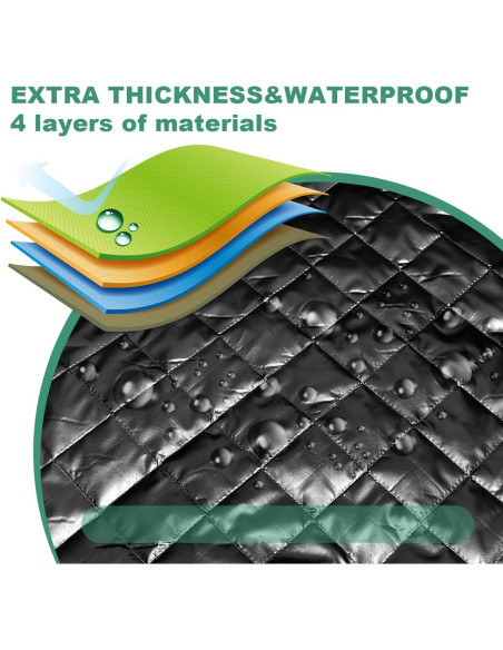 Cubierta de Asiento Frontal Impermeable UPSTONE para Mascotas