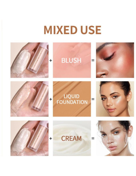 Iluminador Líquido Mysense 7.39 ml Blanco Lunar - Larga Duración