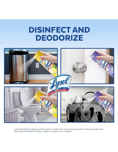 Spray Desinfectante Lysol 562 ml Brisa de Mañana y Limón