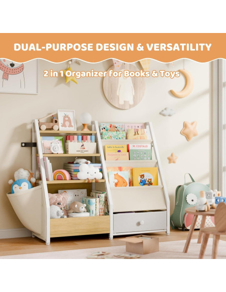 Estantería para Niños HAVLOTII Madera Clara 74.93 cm