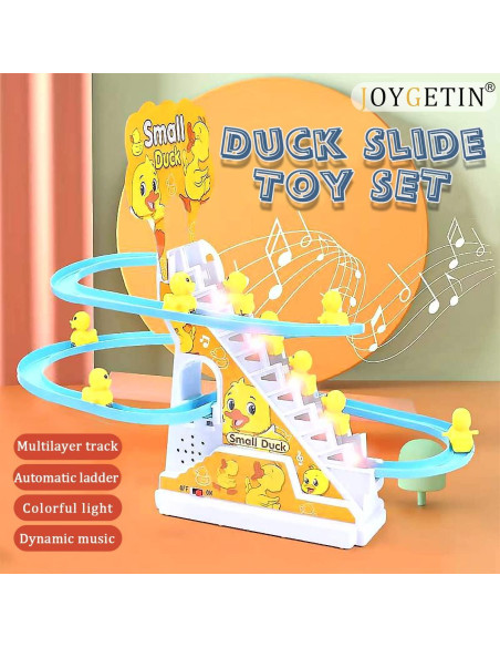 Juguete de Escaleras Eléctricas Patos JOYGETIN, 9 Patitos